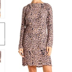 Purple cheetah dress